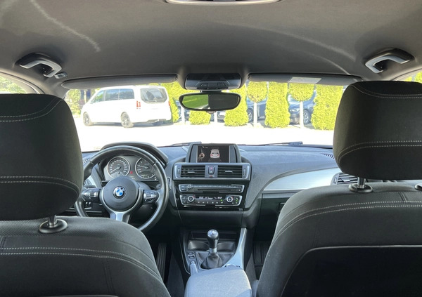 BMW Seria 1 cena 54900 przebieg: 136400, rok produkcji 2017 z Zgierz małe 121